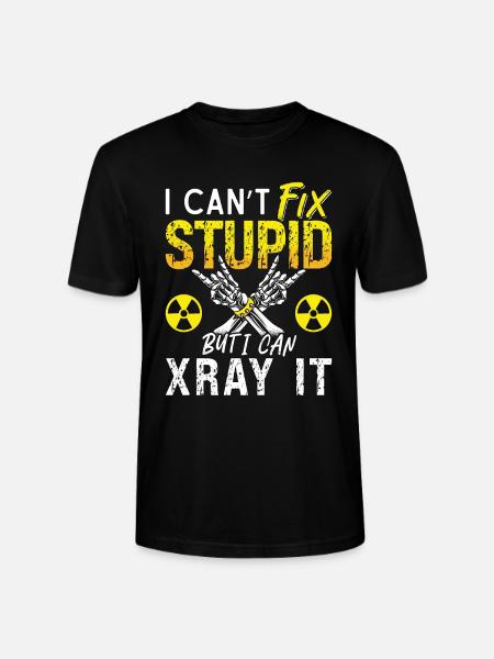 Radiolog Jeg kan ikke ordne dumme røntgenbilleder - Stanley Stella CRAFTER unisex økologisk-T-shirt - sort