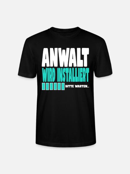 Anwalt wird installiert - Stanley/Stella Unisex Bio-T-Shirt CRAFTER - Schwarz