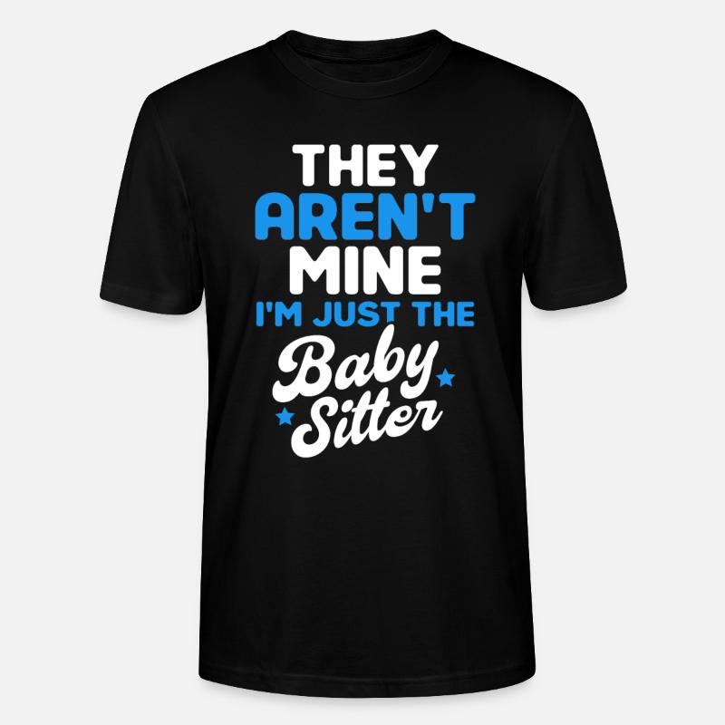 Babysitter Geschenk Babysitting Bester Babysitter - Stanley/Stella Unisex Bio-T-Shirt CRAFTER - Schwarz
