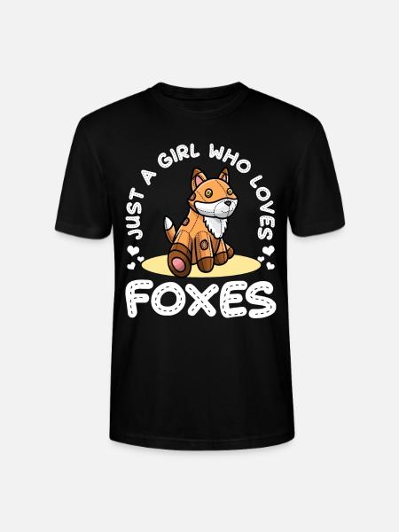 Füchse Fuchs Mädchen - Stanley/Stella Unisex Bio-T-Shirt CRAFTER - Schwarz