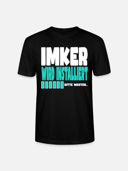 Imker wird installiert - Stanley/Stella Unisex Bio-T-Shirt CRAFTER - Schwarz