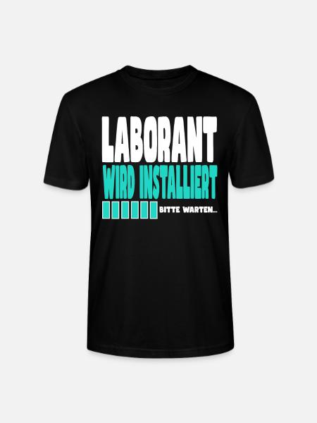 Laborant wird installiert - Stanley/Stella Unisex Bio-T-Shirt CRAFTER - Schwarz