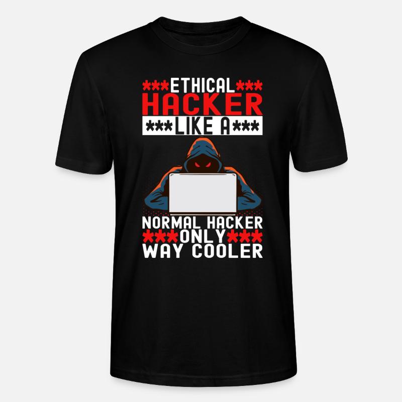 Programmer Cyber Security - Stanley/Stella CRAFTER Unisex Organic T-Shirt - black