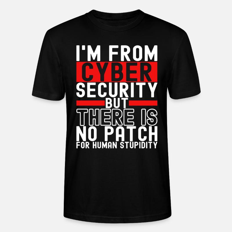 Programmer Cyber Security - Stanley/Stella CRAFTER Unisex Organic T-Shirt - black