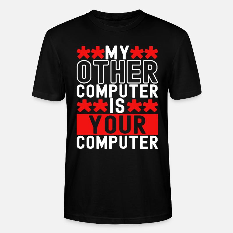 Programmeur Cybersécurité - T-shirt bio CRAFTER Stanley Stella Unisexe - noir