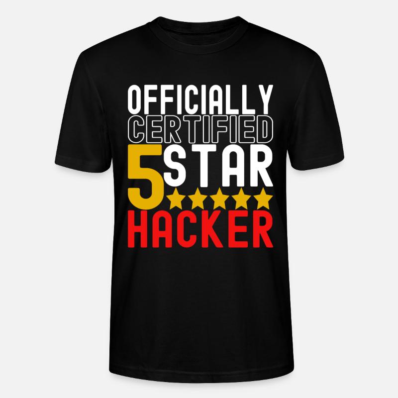 Programmierer Cyber Security - Stanley/Stella Unisex Bio-T-Shirt CRAFTER - Schwarz