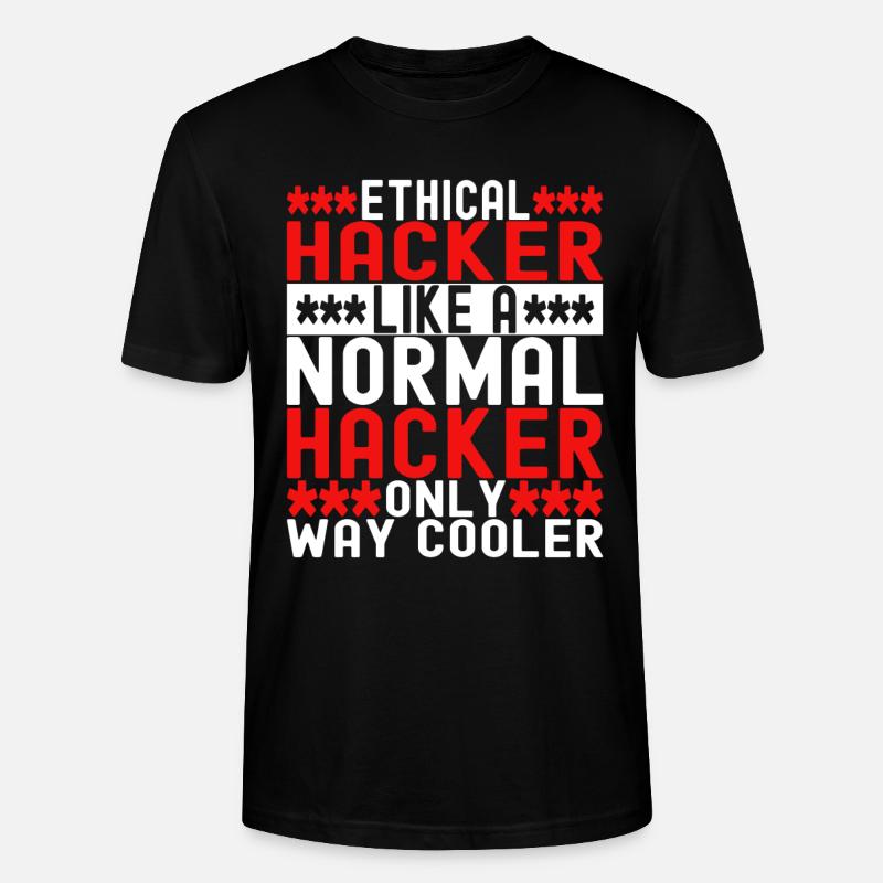 Programmer Cyber Security - Stanley/Stella CRAFTER Unisex Organic T-Shirt - black