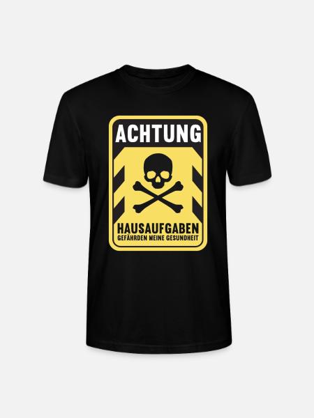 Hausaufgaben Schüler - Stanley/Stella Unisex Bio-T-Shirt CRAFTER - Schwarz