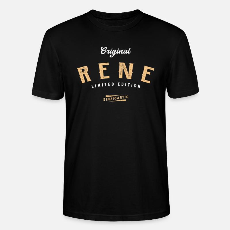 Rene Limited Edition - Stanley/Stella Unisex Bio-T-Shirt CRAFTER - Schwarz