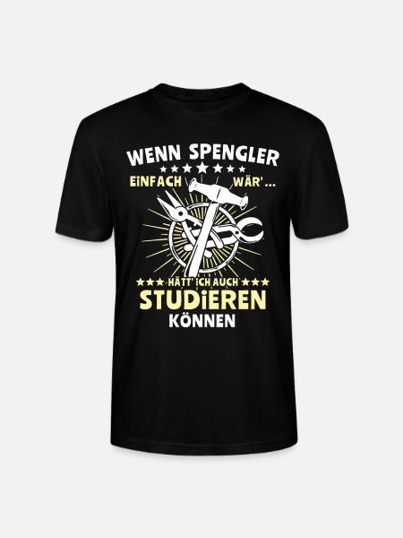 Spengler Bauspengler Spengeln - Stanley/Stella Unisex Bio-T-Shirt CRAFTER - Schwarz