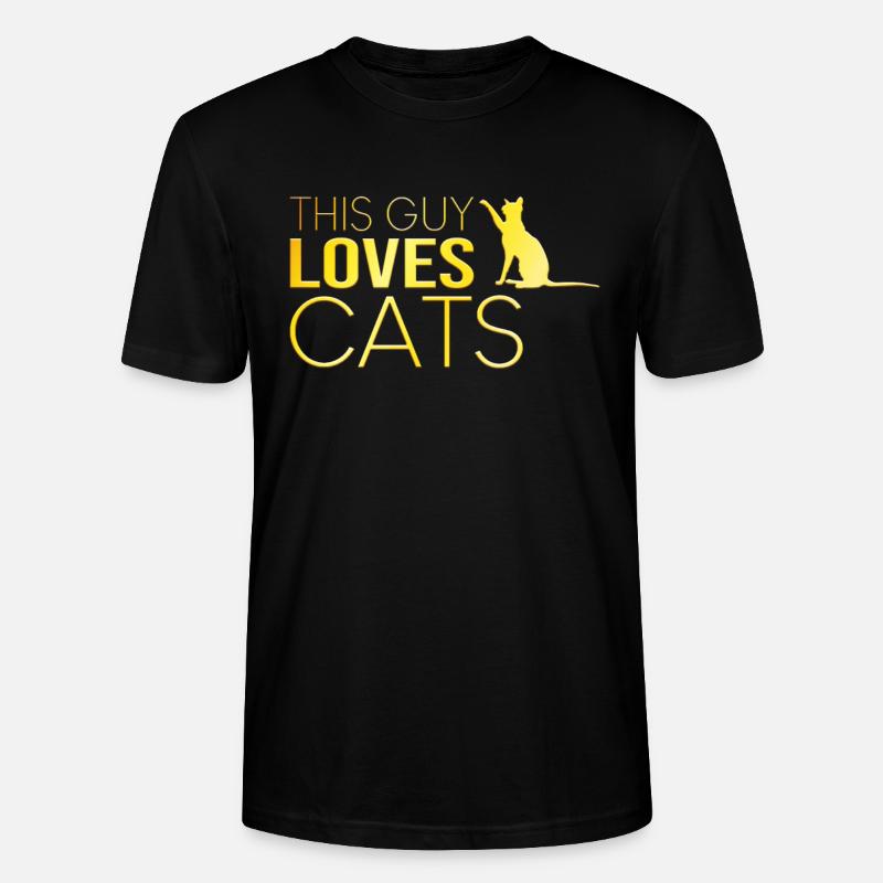 Typ Katze Spruch - Stanley/Stella Unisex Bio-T-Shirt CRAFTER - Schwarz