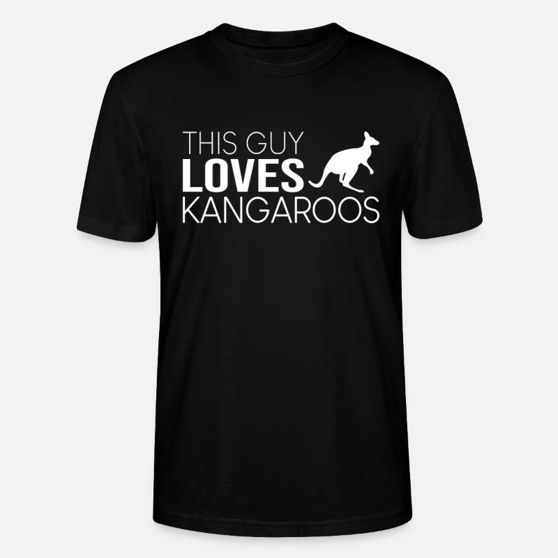 Typ Känguru Spruch - Stanley/Stella Unisex Bio-T-Shirt CRAFTER - Schwarz