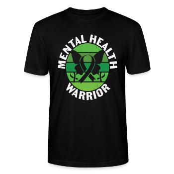 Normalisierung der Therapie Psychische Gesundheit Angelegenheiten - Stanley/Stella Unisex Bio-T-Shirt CRAFTER - Schwarz - Vorne - Alina (178cm) & Michal (187cm)