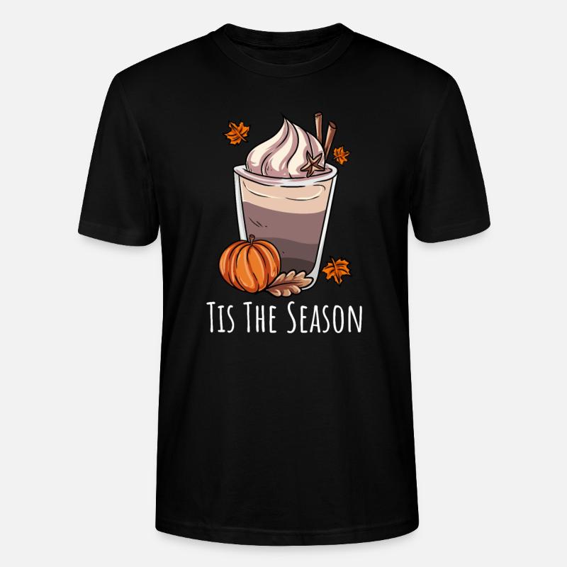 Café d’automne - T-shirt bio CRAFTER Stanley Stella Unisexe - noir