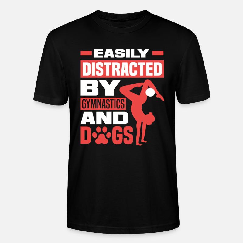 Turnen Hunde - Stanley/Stella Unisex Bio-T-Shirt CRAFTER - Schwarz