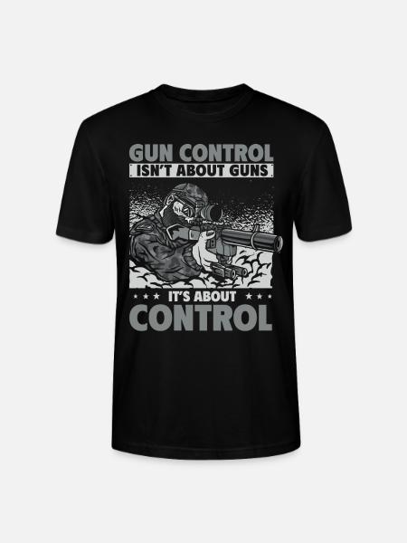 Gun control, guns, gun owners - Stanley/Stella CRAFTER Unisex Organic T-Shirt - black
