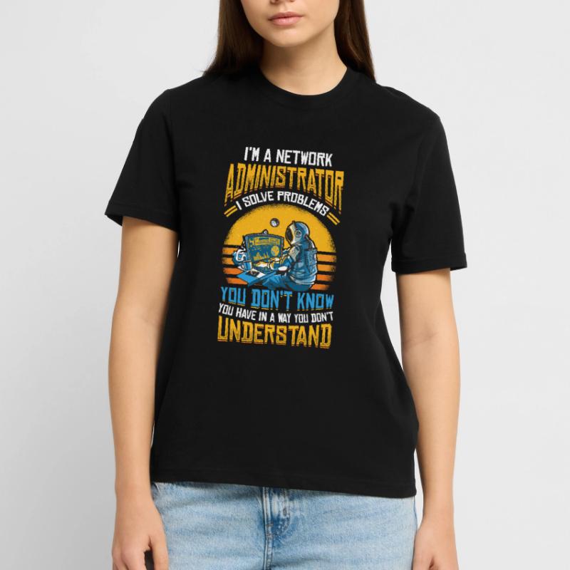 Solve Problems It-support Network Administrator Stanley/Stella CRAFTER Unisex Organic T-Shirt