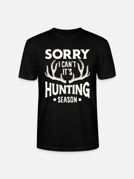 Jagen Jäger Jagdsaison Geschenk - Stanley/Stella Unisex Bio-T-Shirt CRAFTER - Schwarz