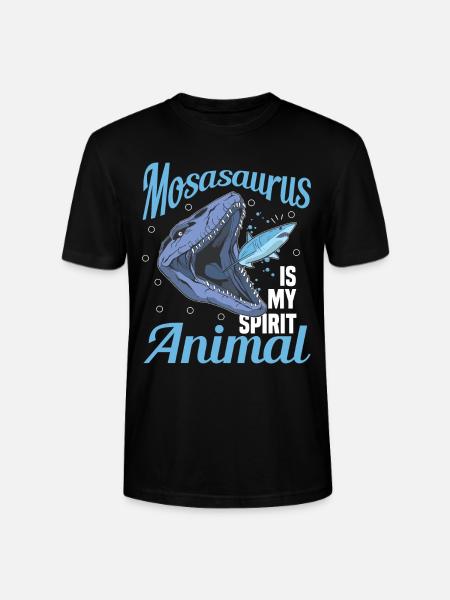 Meeresbiologe Mosasaurus Uhrzeit Dinosaurier - Stanley/Stella Unisex Bio-T-Shirt CRAFTER - Schwarz