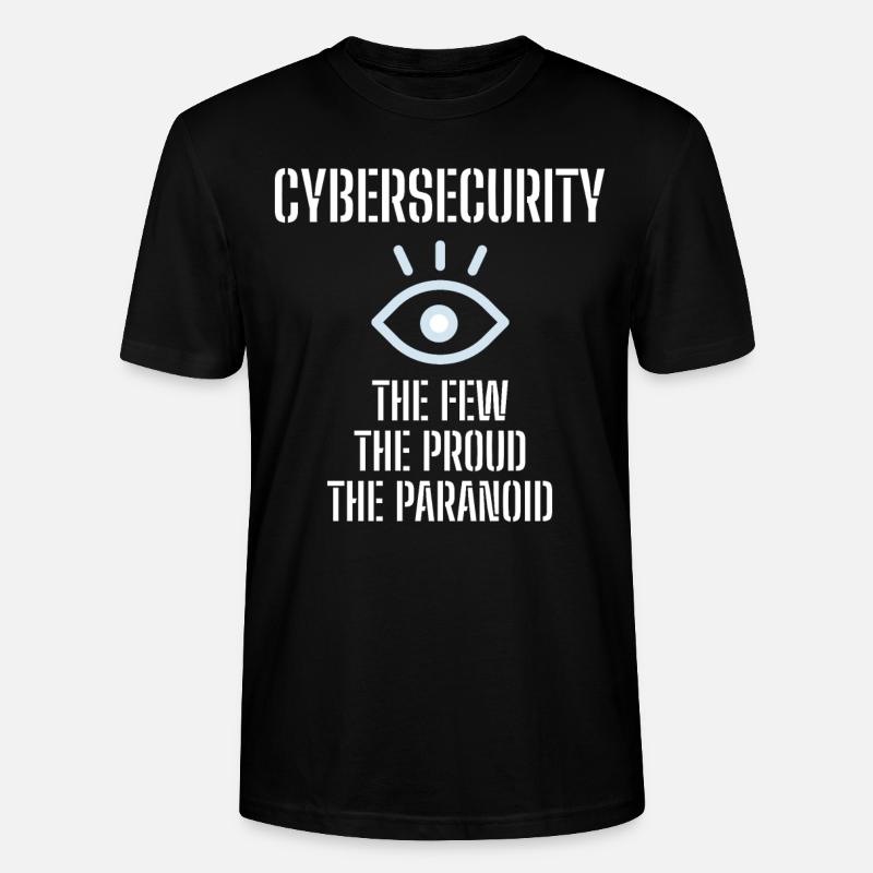 Cybersecurity - IT-Sicherheit Informatiker - Stanley/Stella Unisex Bio-T-Shirt CRAFTER - Schwarz