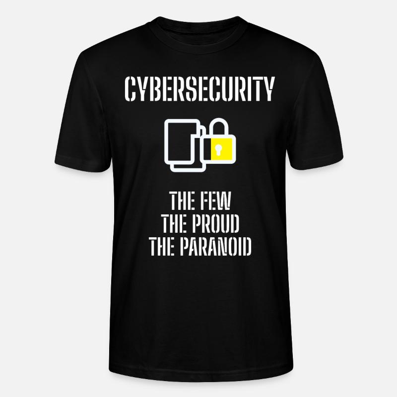 Cybersecurity - IT-Sicherheit Informatiker - Stanley/Stella Unisex Bio-T-Shirt CRAFTER - Schwarz