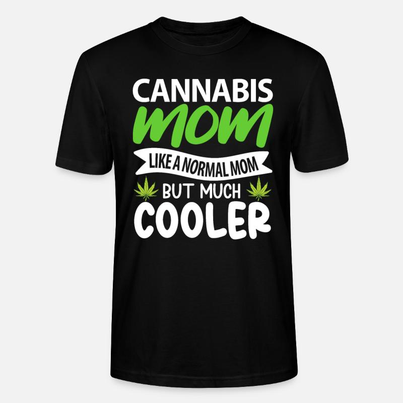 Mère cannabis - T-shirt bio CRAFTER Stanley Stella Unisexe - noir
