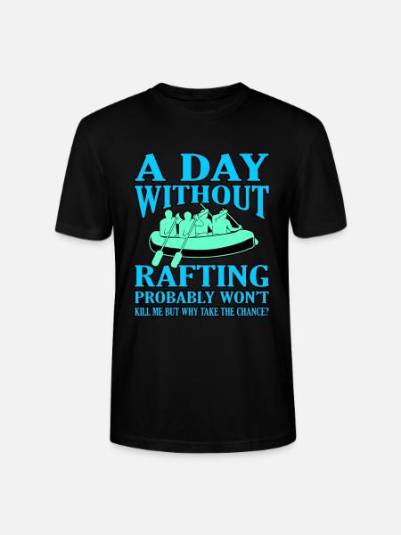 Rafting - Stanley/Stella CRAFTER Unisex Organic T-Shirt - black