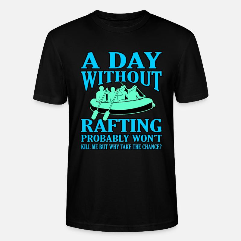 Rafting - Stanley/Stella Unisex Bio-T-Shirt CRAFTER - Schwarz