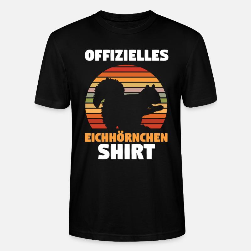 Erdmännchen - Stanley/Stella Unisex Bio-T-Shirt CRAFTER - Schwarz