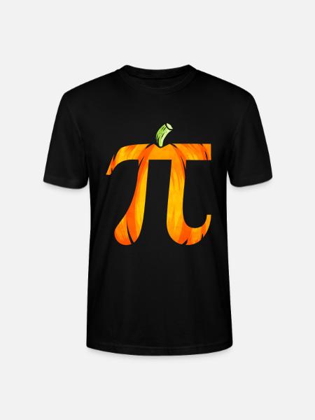 Pumpkin Pi Pie Halloween - Stanley/Stella CRAFTER Unisex Organic T-Shirt - black