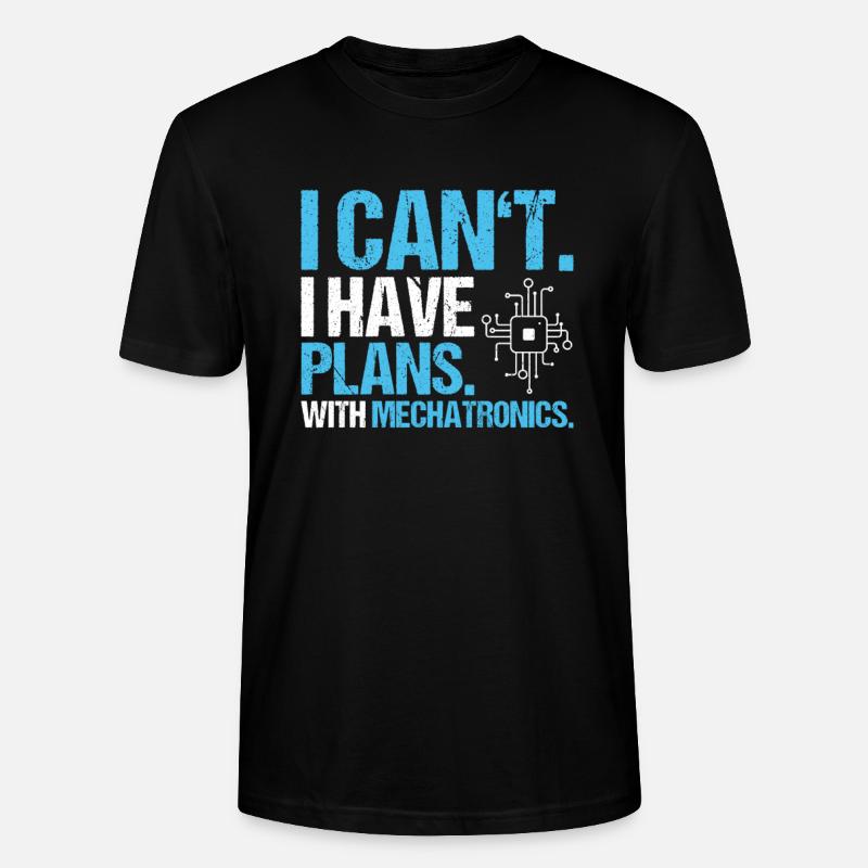 Mechatroniker Mechatronik Mechatronics Engineer - Stanley/Stella Unisex Bio-T-Shirt CRAFTER - Schwarz