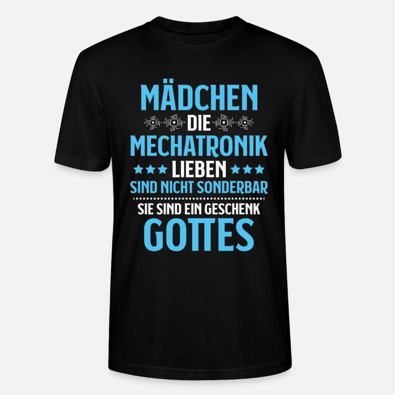 Mechatroniker Mechatronik Mechatronics Engineer - Stanley/Stella Unisex Bio-T-Shirt CRAFTER - Schwarz