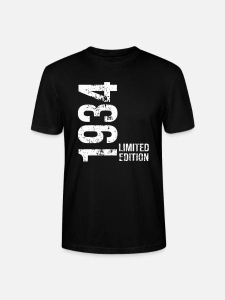Limited edition of 1934 - Stanley/Stella CRAFTER Unisex Organic T-Shirt - black
