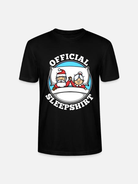Official sleepshirt christmas - Stanley/Stella CRAFTER Unisex Organic T-Shirt - black