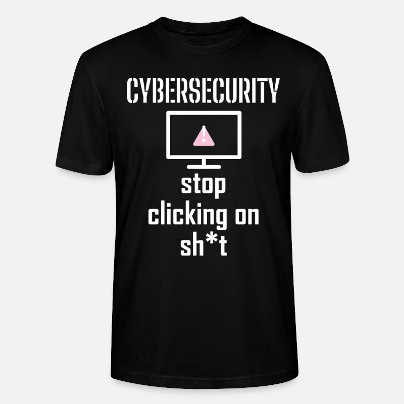 Cybersecurity - IT-Sicherheit Informatiker - Stanley/Stella Unisex Bio-T-Shirt CRAFTER - Schwarz