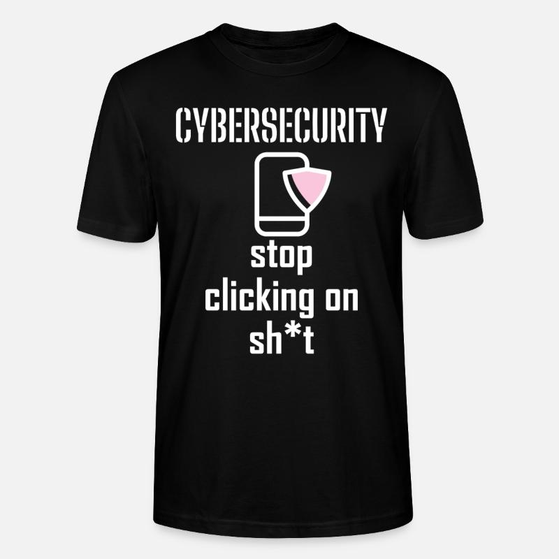 Cybersecurity - IT Security Computer Scientists - Stanley/Stella CRAFTER Unisex Organic T-Shirt - black