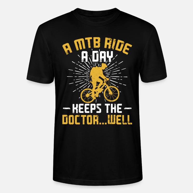 Enduro VTT VTT Équitation - T-shirt bio CRAFTER Stanley Stella Unisexe - noir