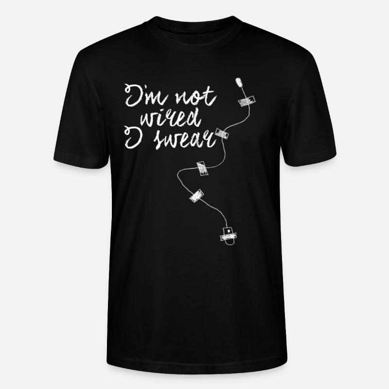 Dispositif d’écoute Espion Mikofon Espion - T-shirt bio CRAFTER Stanley Stella Unisexe - noir