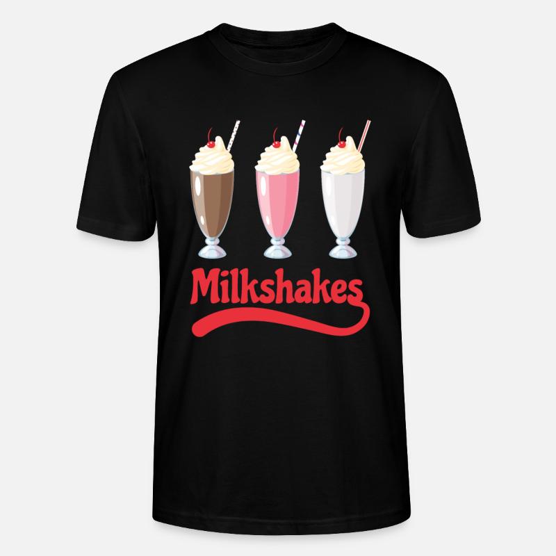 Milkshakes Milkshake Milchshaker - Stanley/Stella Unisex Bio-T-Shirt CRAFTER - Schwarz