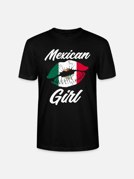 Mexiko Mexikanerin Mädchen - Stanley/Stella Unisex Bio-T-Shirt CRAFTER - Schwarz