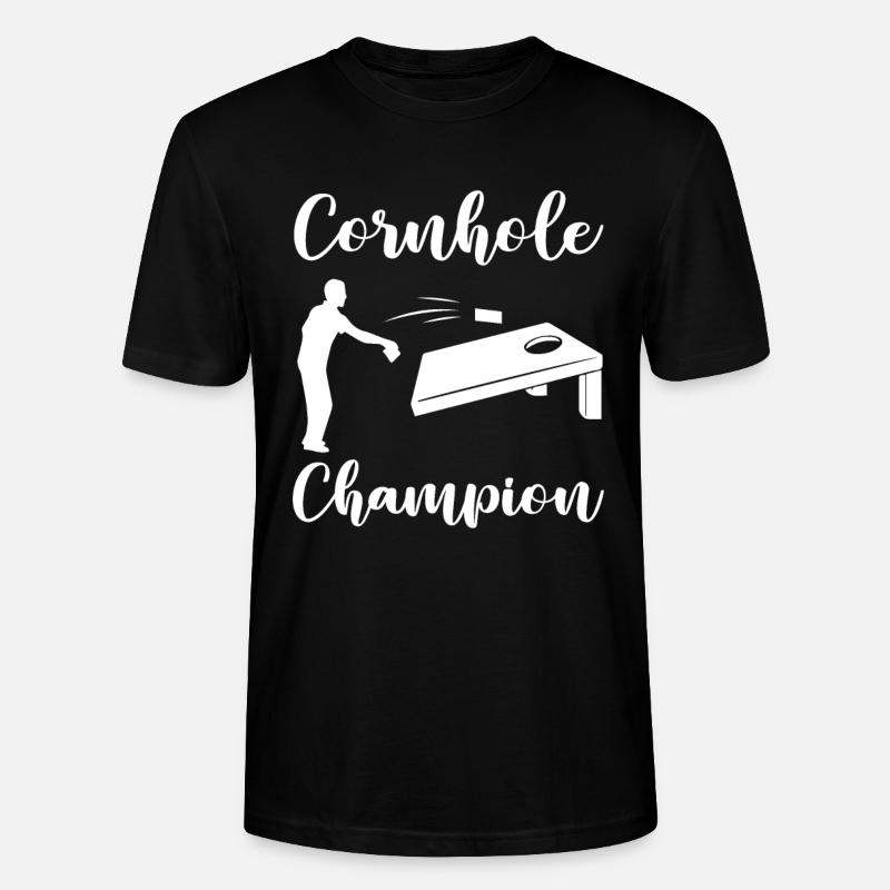 Cornhole-champion - Stanley/Stella Unisex Bio-T-Shirt CRAFTER - Schwarz