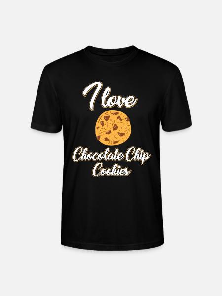 I love chocolate chip cookies - Stanley/Stella CRAFTER Unisex Organic T-Shirt - black
