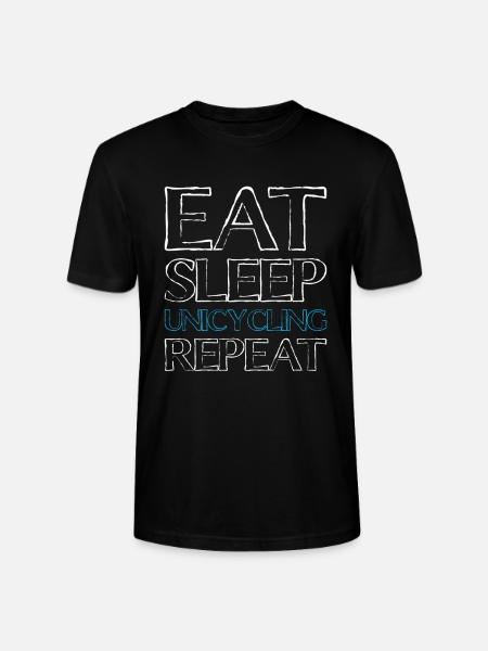 Manger Sleep Unicycle - T-shirt bio CRAFTER Stanley Stella Unisexe - noir