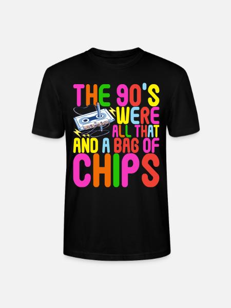 90s 90s 90s Party - Stanley/Stella CRAFTER Unisex Organic T-Shirt - black