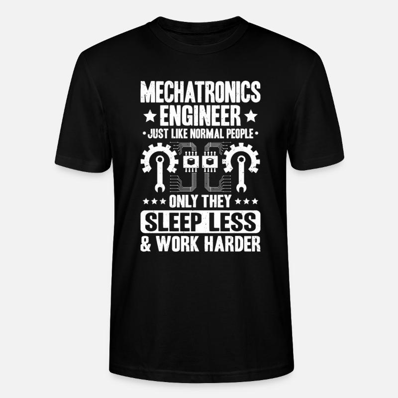 Mechatroniker Mechatronik Mechatronics Engineer - Stanley/Stella Unisex Bio-T-Shirt CRAFTER - Schwarz