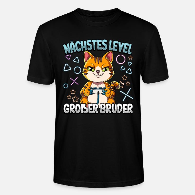 Nächstes Level Großer Bruder - Stanley/Stella Unisex Bio-T-Shirt CRAFTER - Schwarz