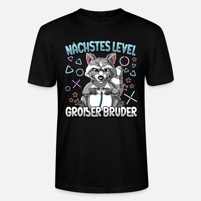 Nächstes Level Großer Bruder - Stanley/Stella Unisex Bio-T-Shirt CRAFTER - Schwarz