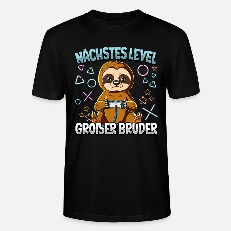 Nächstes Level Großer Bruder - Stanley/Stella Unisex Bio-T-Shirt CRAFTER - Schwarz