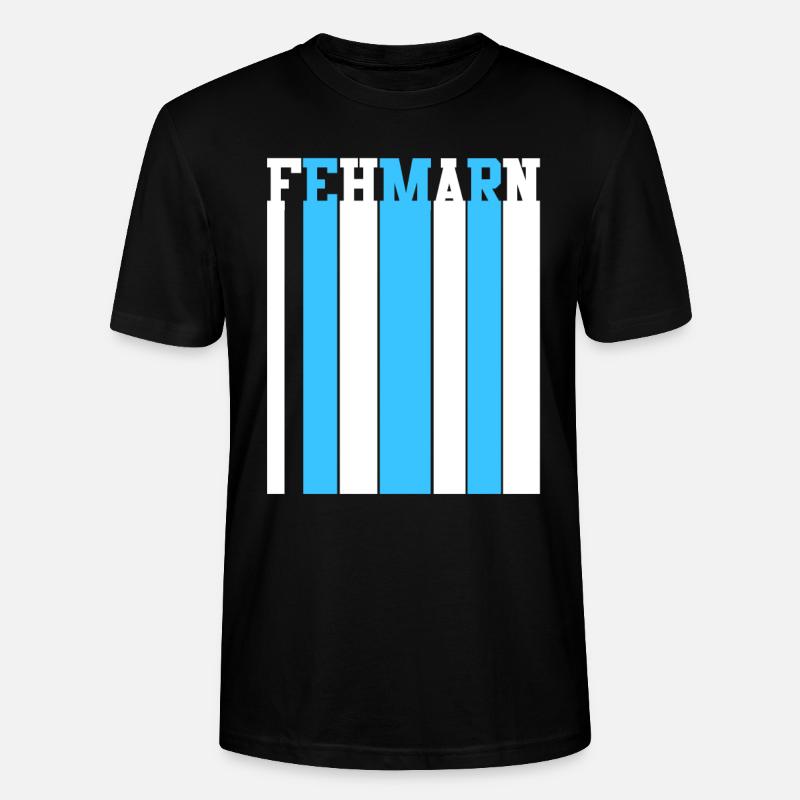 Ostsee Fehmarn - Stanley/Stella Unisex Bio-T-Shirt CRAFTER - Schwarz