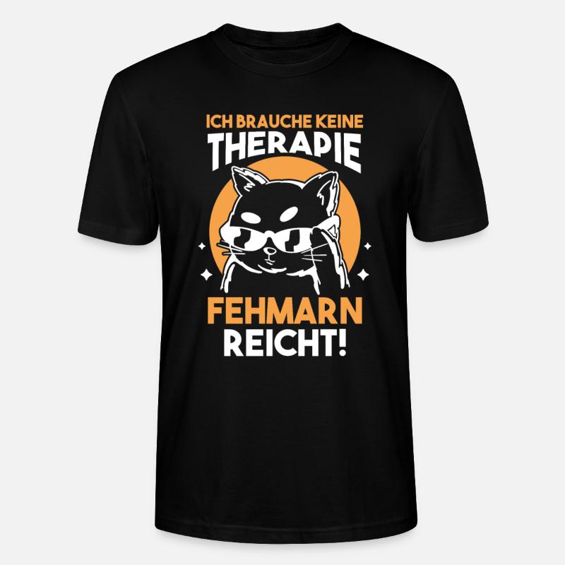 Ostsee Fehmarn - Stanley/Stella Unisex Bio-T-Shirt CRAFTER - Schwarz